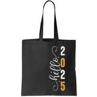 Hello 2025 New Year Front Back Design Bag