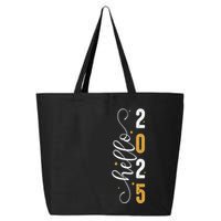 Hello 2025 New Year Front Back Design 25L Jumbo Tote