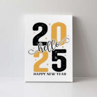 Hello 2025 New Year Front Back Design Canvas