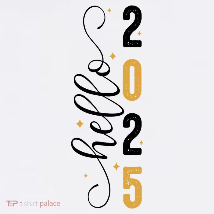 Hello 2025 New Year Front Back Design Adult Drive Performance Visor