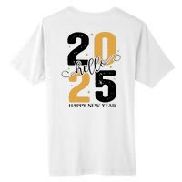 Hello 2025 New Year Front Back Design Tall Fusion ChromaSoft Performance T-Shirt