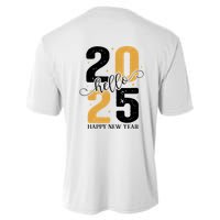 Hello 2025 New Year Front Back Design Youth Performance Sprint T-Shirt