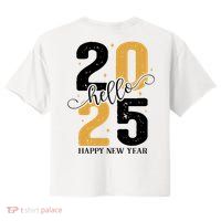Hello 2025 New Year Front Back Design Crop Top