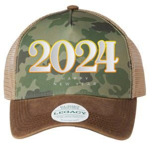 Happy 2024 New Years Eve Party Supplies 2024 Happy New Year Legacy Tie Dye Trucker Hat