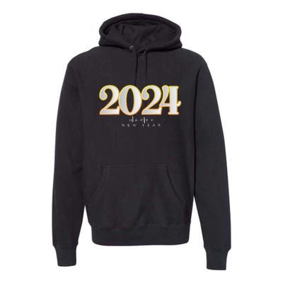 Happy 2024 New Years Eve Party Supplies 2024 Happy New Year Premium Hoodie