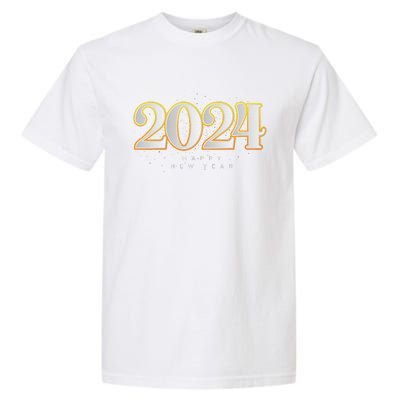 Happy 2024 New Years Eve Party Supplies 2024 Happy New Year Garment-Dyed Heavyweight T-Shirt