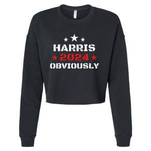 Harris 2024 Obviously Cropped Pullover Crew