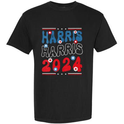 Harris 2024 President America Election Usa Democrats Garment-Dyed Heavyweight T-Shirt