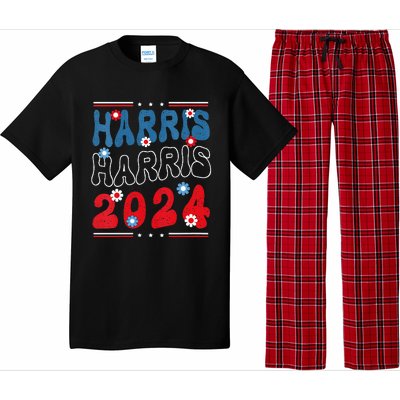 Harris 2024 President America Election Usa Democrats Pajama Set