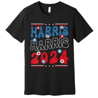 Harris 2024 President America Election Usa Democrats Premium T-Shirt