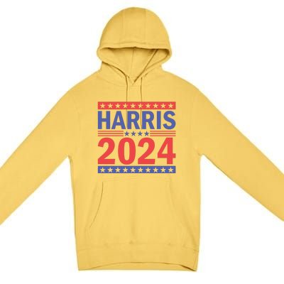 Harris 2024 Political Support Graphics Premium Pullover Hoodie