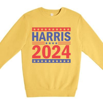 Harris 2024 Political Support Graphics Premium Crewneck Sweatshirt