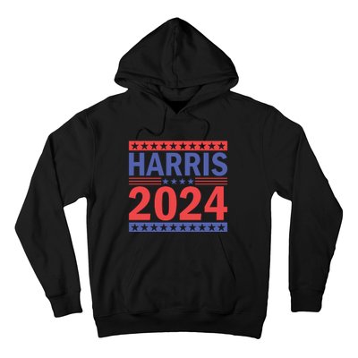 Harris 2024 Political Support Graphics Hoodie