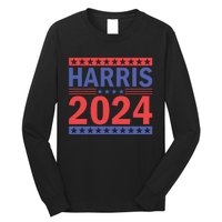 Harris 2024 Political Support Graphics Long Sleeve Shirt