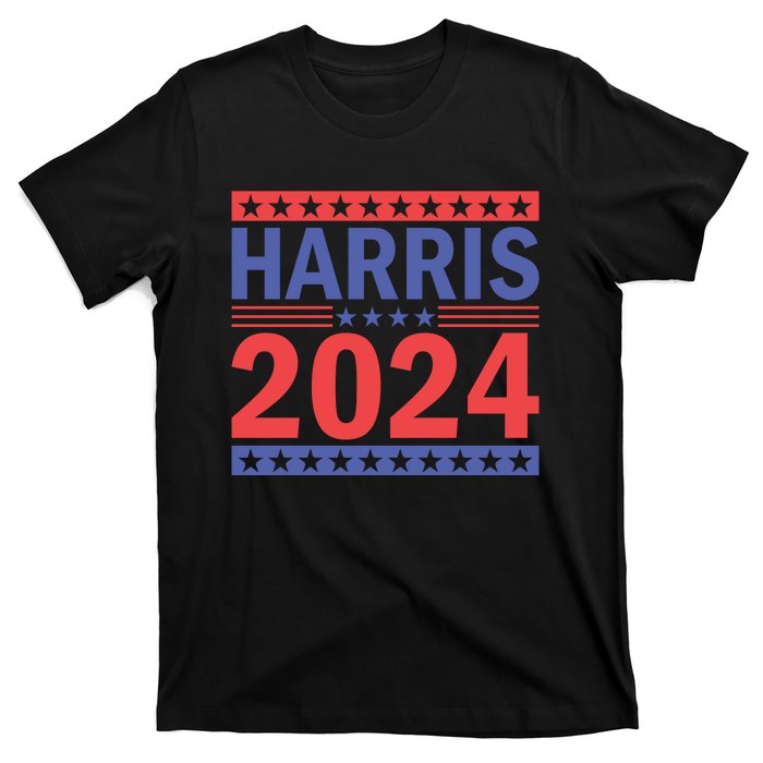 Harris 2024 Political Support Graphics T-Shirt