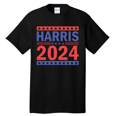 Harris 2024 Political Support Graphics Tall T-Shirt