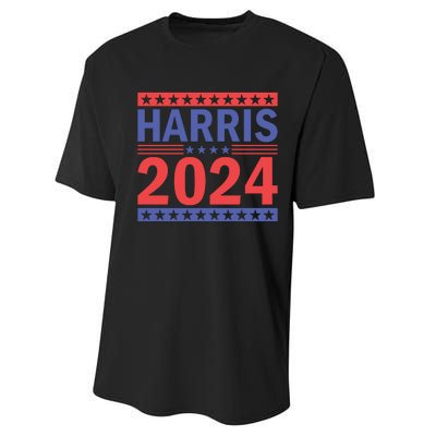 Harris 2024 Political Support Graphics Performance Sprint T-Shirt