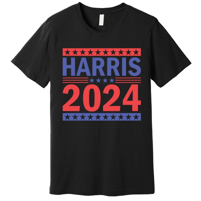 Harris 2024 Political Support Graphics Premium T-Shirt