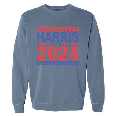 Harris 2024 Political Support Graphics Garment-Dyed Sweatshirt