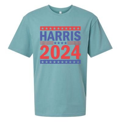 Harris 2024 Political Support Graphics Sueded Cloud Jersey T-Shirt