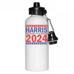 Harris 2024 Political Support Graphics Aluminum Water Bottle