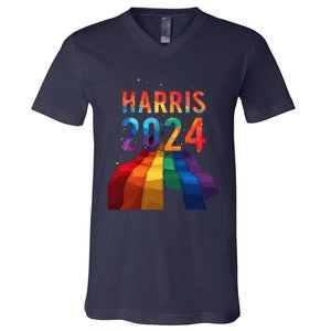 Harris 2024 Pride V-Neck T-Shirt