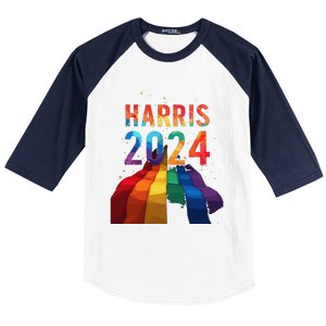 Harris 2024 Pride Baseball Sleeve Shirt