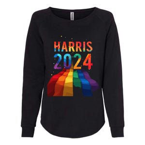 Harris 2024 Pride Womens California Wash Sweatshirt