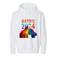 Harris 2024 Pride Garment-Dyed Fleece Hoodie