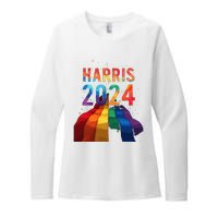 Harris 2024 Pride Womens CVC Long Sleeve Shirt