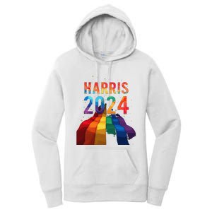 Harris 2024 Pride Women's Pullover Hoodie