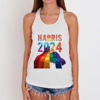 Harris 2024 Pride Women's Knotted Racerback Tank