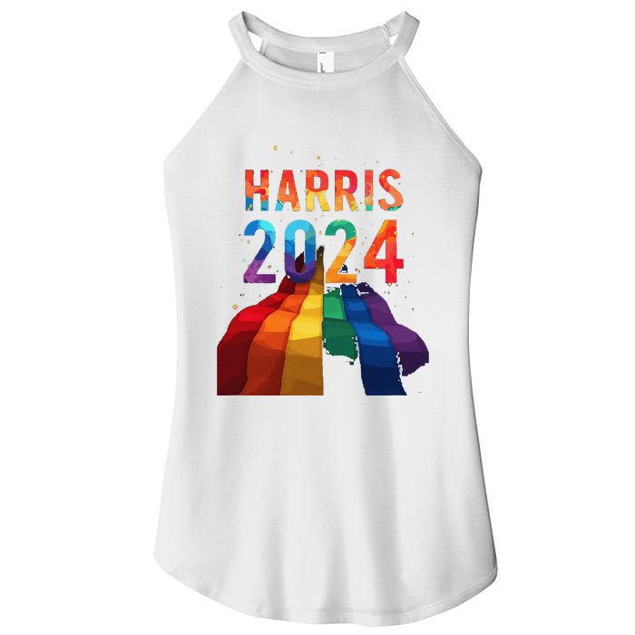 Harris 2024 Pride Women's Perfect Tri Rocker Tank