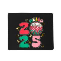 Hello 2025 Retro Merry Christmas And Happy New Year Mousepad