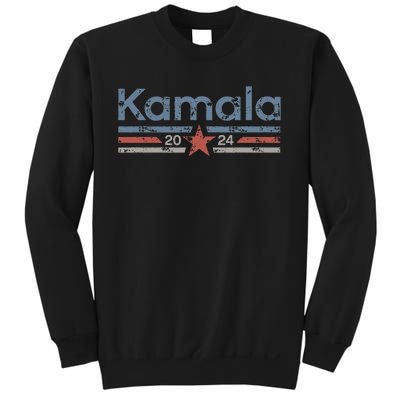 Harris 2024 Retro Grunge Stripes Vintage Kamala Harris 2024 Sweatshirt