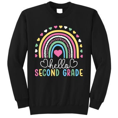 Hello 2nd Second Grade Teacher Sweatshirt