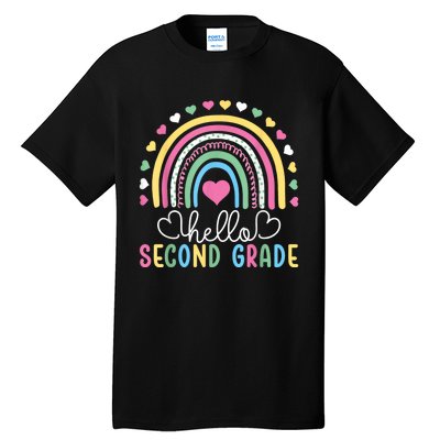 Hello 2nd Second Grade Teacher Tall T-Shirt