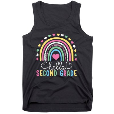 Hello 2nd Second Grade Teacher Tank Top