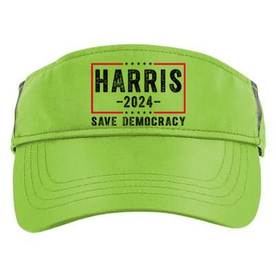 Harris 2024 Save Democracy Election Adult Drive Performance Visor