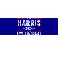 Harris 2024 Save Democracy Election Bumper Sticker