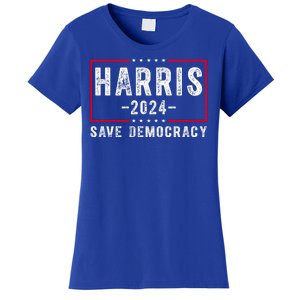 Harris 2024 Save Democracy Election Women's T-Shirt