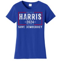 Harris 2024 Save Democracy Election Women's T-Shirt