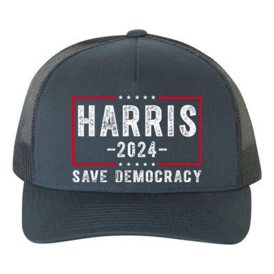 Harris 2024 Save Democracy Election Yupoong Adult 5-Panel Trucker Hat