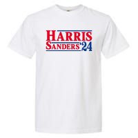 Harris 24 Sanders Harris 2024 President Harris Political Garment-Dyed Heavyweight T-Shirt