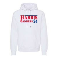 Harris 24 Sanders Harris 2024 President Harris Political Premium Hoodie