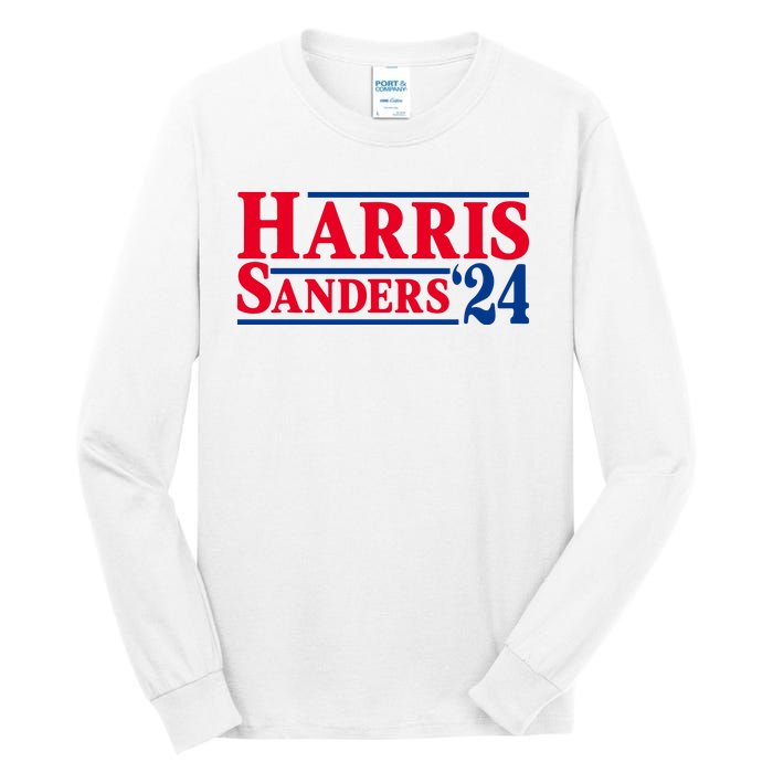 Harris 24 Sanders Harris 2024 President Harris Political Tall Long Sleeve T-Shirt