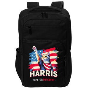 Harris 2024 Save Democratic Kamala Harris Cat Ladies 2024 Impact Tech Backpack