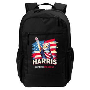 Harris 2024 Save Democratic Kamala Harris Cat Ladies 2024 Daily Commute Backpack