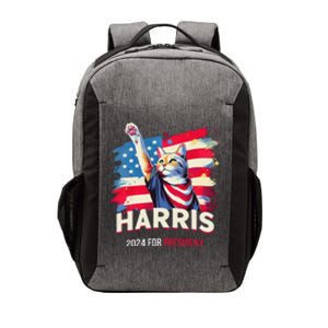 Harris 2024 Save Democratic Kamala Harris Cat Ladies 2024 Vector Backpack