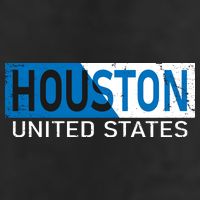 Houston 2 Tone Block Logo Adult Drive Performance Visor